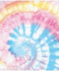 Creative Converting Tie Dye Party Beverage Napkin (16/Pkg) Kids Birthday Party Themes