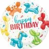 Creative Converting Kids Birthday Party Themes Party Balloon Animals Dinner Plate (8/Pkg)
