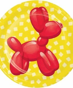 Creative Converting Kids Birthday Party Themes Party Balloon Animals Dinner Plate (8/Pkg)
