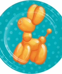 Creative Converting Kids Birthday Party Themes Party Balloon Animals Dinner Plate (8/Pkg)