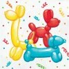 Creative Converting Party Balloon Animals Luncheon Napkin (16/Pkg) Kids Birthday Party Themes