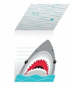 Creative Converting Shark Party Invitation Gatefold (8/Pkg) Kids Birthday Party Themes