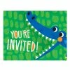 Creative Converting Alligator Party Invitation Gatefold (8/Pkg) Kids Birthday Party Themes