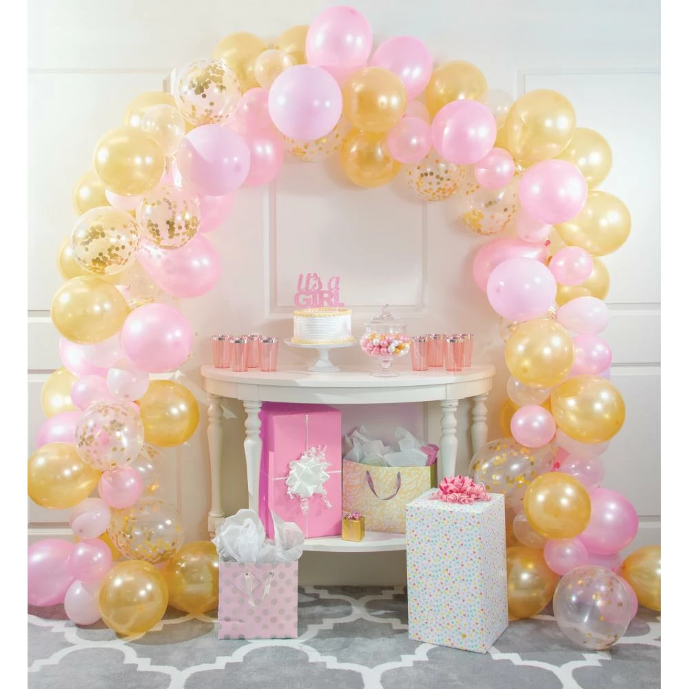 Creative Converting Pink And Gold Balloon Garland Kit (112/Pkg)