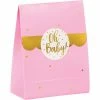 Creative Converting Pink And Gold Oh Baby Favor Bags With Stickers, 8 Ct Baby Showers