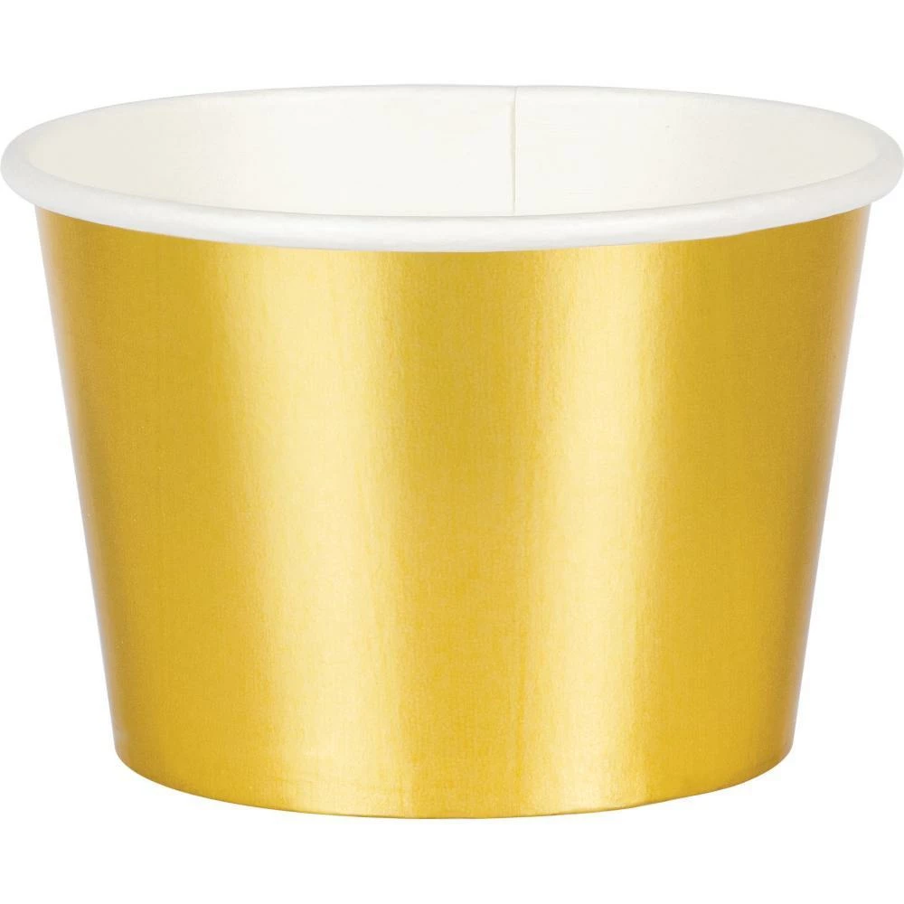 Creative Converting Gold Foil Treat Cups, 8 Ct General Decorations