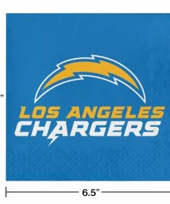 Creative Converting Los Angeles Chargers Luncheon Napkin 16ct