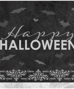 Creative Converting Spider & Skull Beverage Napkin, 16 Ct