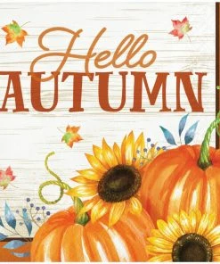 Creative Converting Harvest Truck Beverage Napkin, 16 Ct