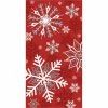 Creative Converting Christmas Party Supplies Winter Snowflakes Guest Towel, 16 Ct