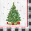 Creative Converting Holiday Tree Luncheon Napkin, 16 Ct Christmas Party Supplies