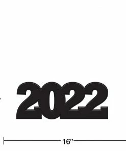 Creative Converting 2022 Embossed Cutout New Year's Eve Party Supplies