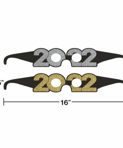 Creative Converting 2022 Paper Glasses, 6 Ct