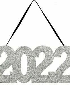 Creative Converting New Year's Eve Party Supplies 2022 Glitter Hanging Sign