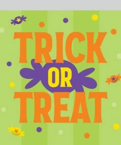 Creative Converting Sandwich Zipper Bag, Halloween Trick Or Treat, 10 Ct