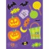 Creative Converting Stickers, Halloween Fun, 4 Ct Halloween Party Supplies
