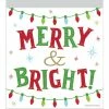 Creative Converting Sandwich Zipper Bag, Merry & Bright, 10 Ct