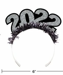Creative Converting 2022 Tiara, 6 Ct New Year's Eve Party Supplies