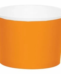 Creative Converting Treat Cups, Orange (8/Pkg)