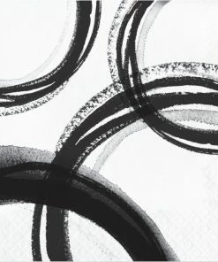 Creative Converting Artistic Abstract Luncheon Napkin, 3Ply (16/Pkg) Themed Tableware