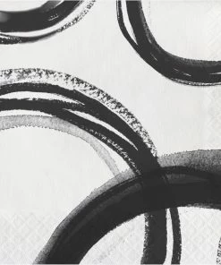 Creative Converting Artistic Abstract Luncheon Napkin, 3Ply (16/Pkg) Themed Tableware