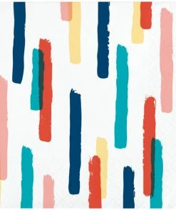 Creative Converting Themed Tableware Global Boho Beverage Napkin, 3Ply (24/Pkg)