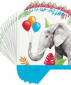 Creative Converting Kids Birthday Party Themes Party Animals Beverage Napkin 16ct