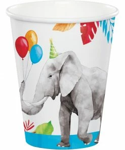 Creative Converting Party Animals Hot/Cold Cup 9oz., Assorted Designs 8ct