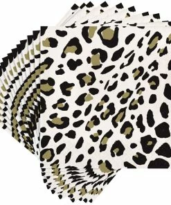 Creative Converting Leopard Luncheon Napkin 16ct Themed Tableware
