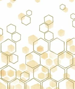 Creative Converting Themed Tableware Honeycomb Tablecover, Paper 1ct