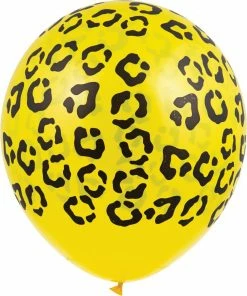 Creative Converting Party Animals Latex Balloons, Animal Prints 15ct Kids Birthday Party Themes