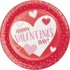 Creative Converting Valentine's Day Party Decorations Valentine's Day Dessert Plate 8ct