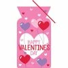 Creative Converting Valentines Cello Bag, Twist Ties, Heart Balloons 20ct Valentine's Day Party Decorations