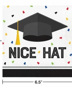 Creative Converting Graduation Fun Luncheon Napkin 16ct