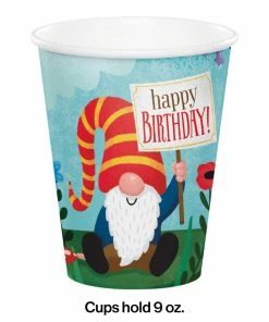 Creative Converting Kids Birthday Party Themes Party Gnomes Hot/Cold Cup 9oz. 8ct