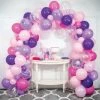 Creative Converting Pink And Purple Sixteen Foot Balloon Arch Kit General Decorations
