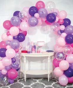 Creative Converting Pink And Purple Sixteen Foot Balloon Arch Kit General Decorations