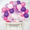 Creative Converting General Decorations Pink & Purple Six Foot Balloon Arch Kit