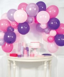 Creative Converting General Decorations Pink & Purple Six Foot Balloon Arch Kit