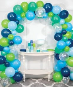 Creative Converting Blue And Green Sixteen Foot Balloon Arch Kit General Decorations