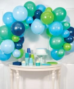 Creative Converting General Decorations Blue And Green Six Foot Balloon Arch Kit