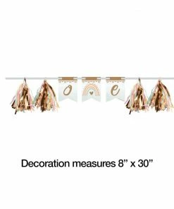 Creative Converting Boho Rainbow High Chair Banner, 1st Birthday 1ct