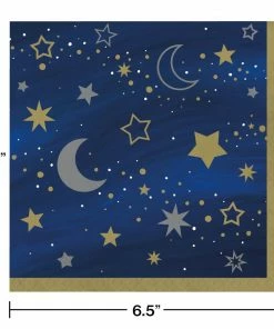 Creative Converting Starry Night Luncheon Napkin 16ct