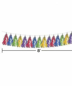Creative Converting Primary Colors Tassel Garland, 1ct