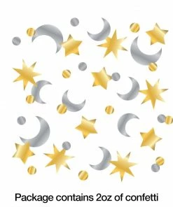Creative Converting Starry Night Foil Stars Table Confetti 1ct Themed Tableware