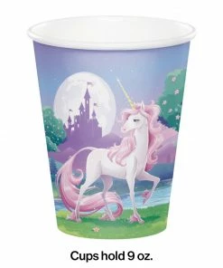 Creative Converting Kids Birthday Party Themes Unicorn Fantasy 9 Oz Hot/Cold Cups (96/case)