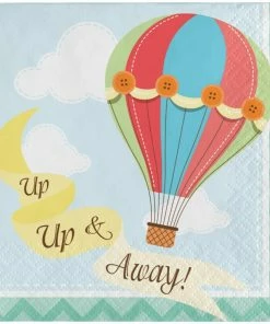 Creative Converting Baby Showers Up, Up, & Away Beverage Napkins (192/case)