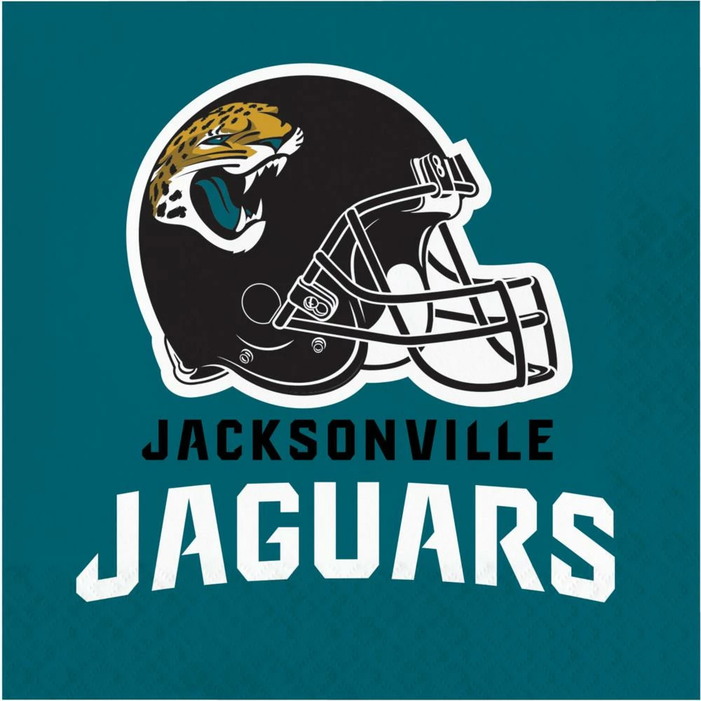 Creative Converting Jacksonville Jaguars Luncheon Napkin 16ct NFL And Football Party Supplies