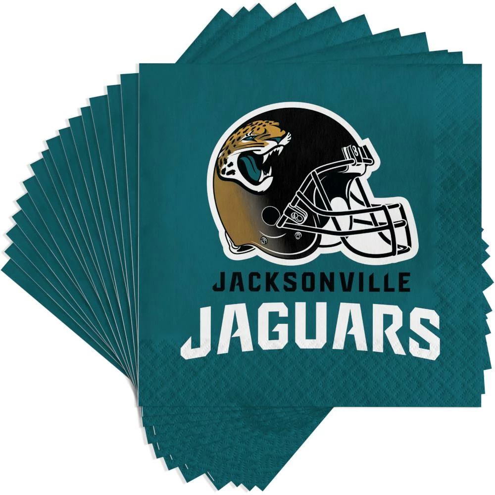 Creative Converting Jacksonville Jaguars Luncheon Napkin 16ct NFL And Football Party Supplies
