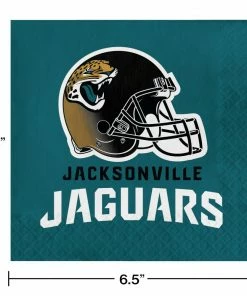 Creative Converting Jacksonville Jaguars Luncheon Napkin 16ct NFL And Football Party Supplies